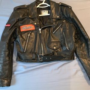 Women’s PARK V Leather sports Jacket